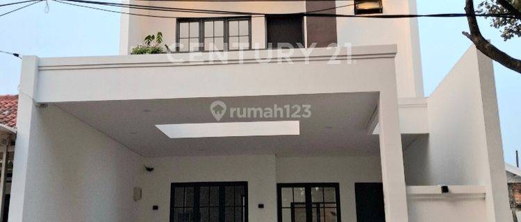 Rumah Modern Minimalis Tropis Di Graha Raya Bintaro 7555 1