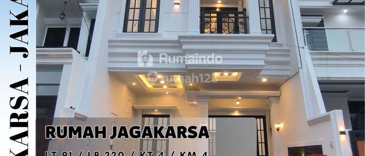 Rumah Mewah American Classic Murah di Jagakarsa Jakarta 1