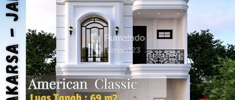 Dijual Rumah Cluster American Classic di Jagakarsa Jakarta Selatan 1