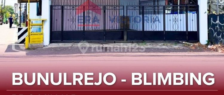 Shop House for Sale on a Busy Street in a Densely Populated Area Near Simpang Lima, Lavalette Hospital, Bunulrejo Market, Suitable for All Types of Businesses. 1