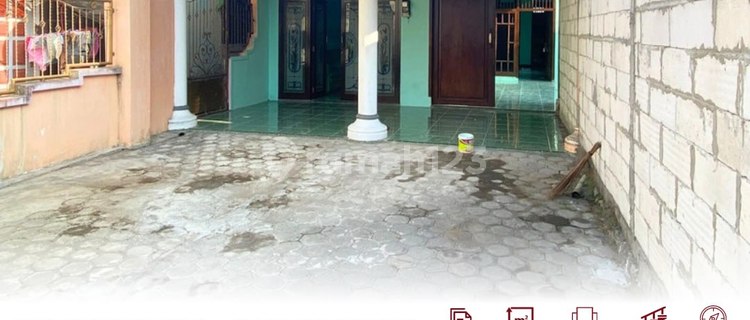 For Sale & Rent Fully Furnished House in Diprambon, Nganjuk Regency. Front and back of the house have road access. Spacious backyard. 1