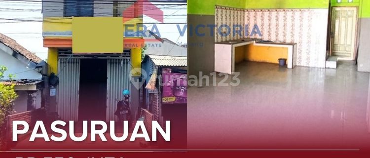 Shop House for Sale in Purwosari Area, Alongside Malang - Pasuruan (Kejayan) Main Road, Close to PT Mayora Indah and Indo Sukses, and SMK 1 Purwosari. Suitable for Food Stall Business. 1