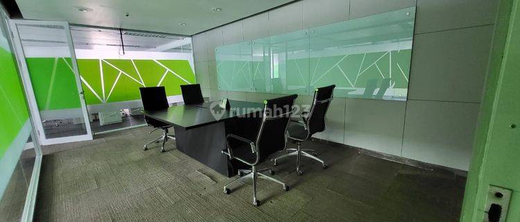 Sewa Kantor Mid Plaza 363 M2 Furnished di Sudirman Dekat Transum 1