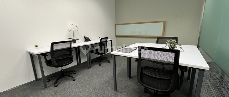 Sewa Kantor Unit Furnished 5 Pax di The Energy SCBD Dekat MRT 1