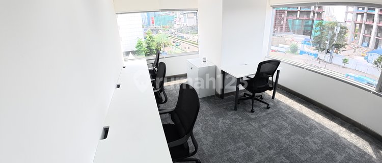 Kantor Unit Furnished 2 Pax di Sinarmas Land Thamrin Dekat MRT 1