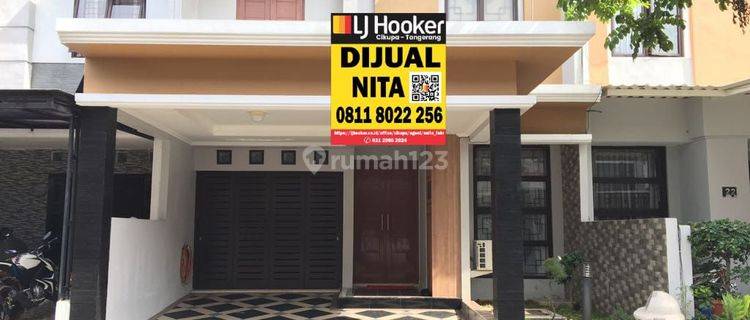 Rumah 2 lantai cakep siap huni cluster madrid Lippo karawaci 1