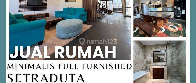 Jual Rumah Minimalis Full Furnished Setraduta 1