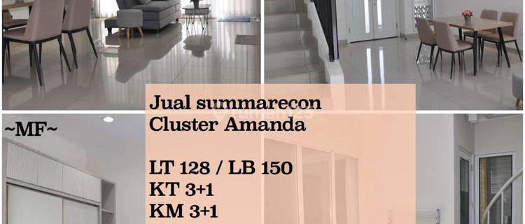 Di Jual Rumah Cluster Amanda Summarecon Bandung 1