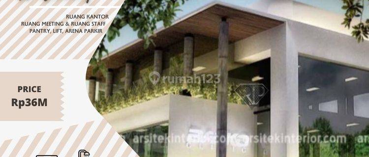 Dijual Gedung Baru 4 Lantai Desain Custom di Pusat Kota Bandung 1