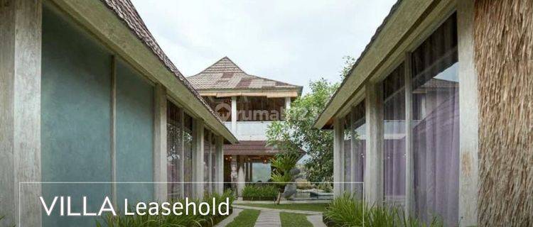 Leasehold 25 Years,this Villa Separate Of 3 Buildings Surrounded By Rice Fields And Mountain View In Ubud Bali 1