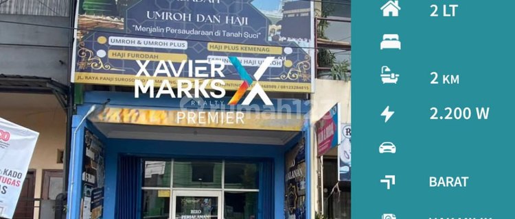 Ruko di Jalan Poros Panji Suroso Malang Kota Area Strategis 1