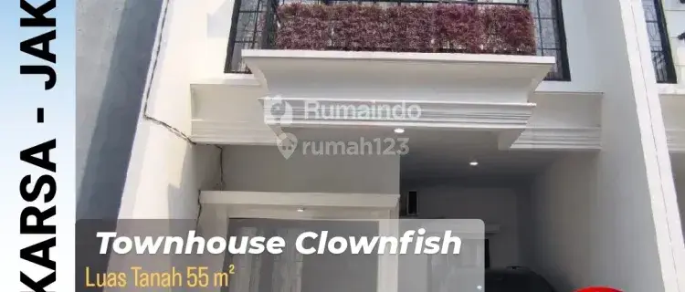 Dijual Rumah Townhouse Clownfish Jagakarsa Jakarta Selatan 1