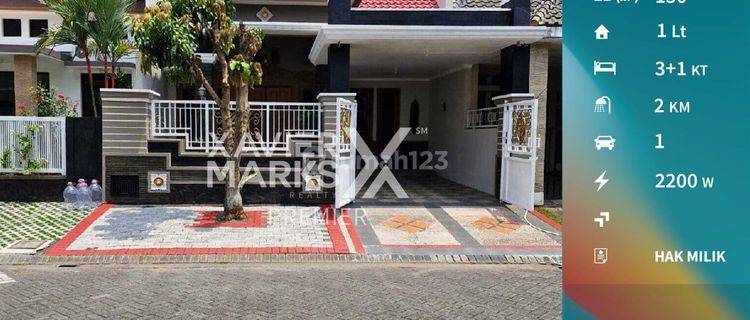 Disewakan Rumah Sangat Terawat Plus Furnished Di Araya, Malang 1