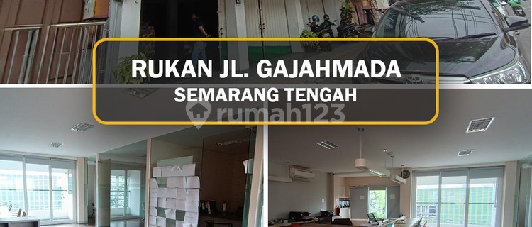 Rumah + Kantor Ruko Jl Gajahmada. Pusat Kota. Sangat Strategis 1