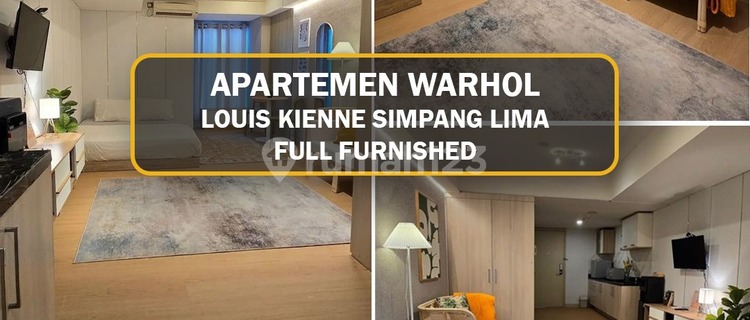 Apartemen Warhol Louise Kienne Simpang Lima. Furnish Estetik 1