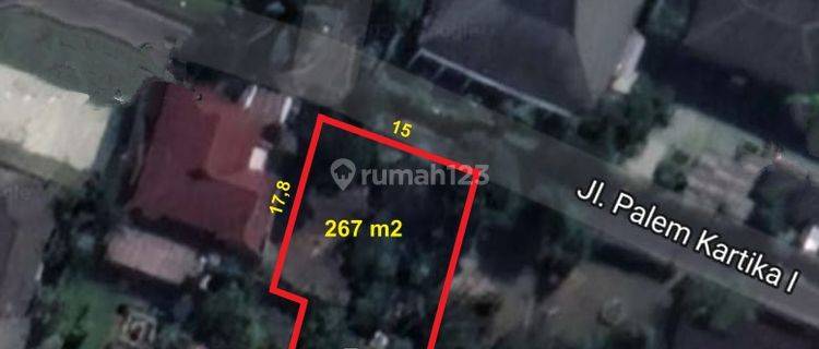 Tanah LT 564 M2 - Jl. Palem Kartika Area Bambu Apus Jakarta Timur 1