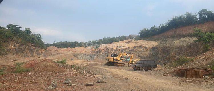 Lahan tambang batu aktif pandeglang banten 1