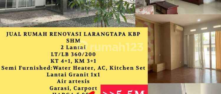 JUAL RUMAH RENOVASI LARANG TAPA  1