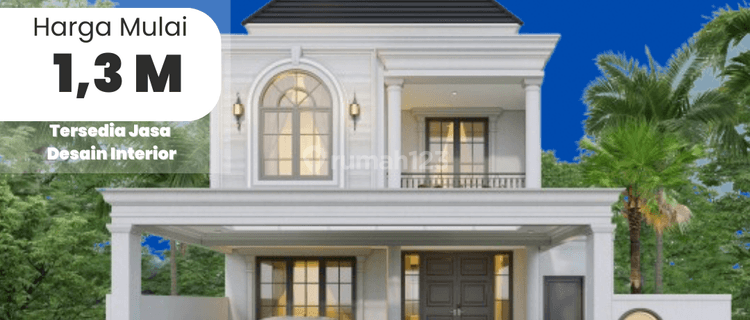 Rumah Mewah American Style Hanya 1,3 M Dekat Wisata 1