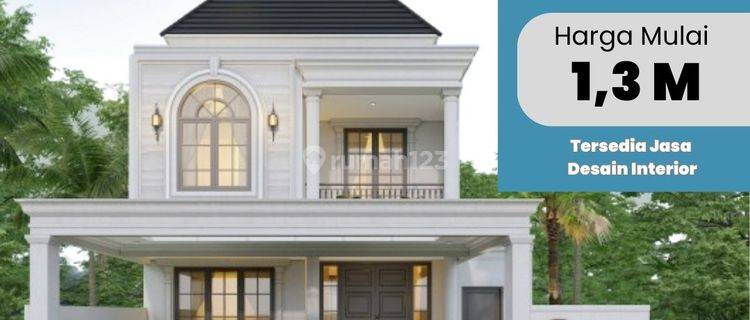  Rumah Cantik Jogja Timur Mulai 1,3 M American Style  1