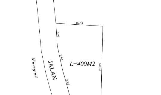 Land for sale/di jual tanah siap bangun lingkungan perumahan bulu inda 1