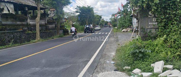 Dijual Tanah 27,27 Are Jalan Raya Tampaksiring Sanding 1