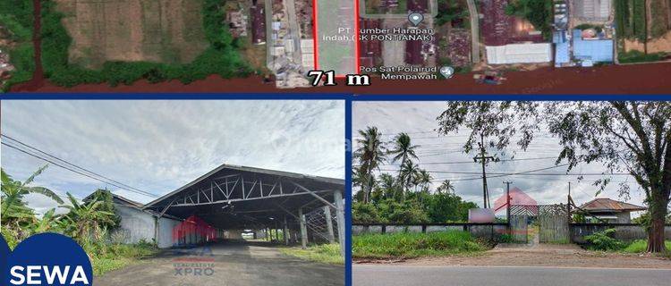 Gudang Ditepi Sungai Kapuas Cocok Untuk Pabrik 1