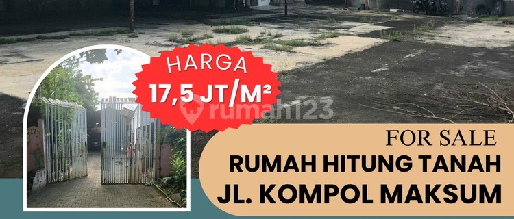 DIJUAL TANAH JL. KOMPOL MAKSUM  1
