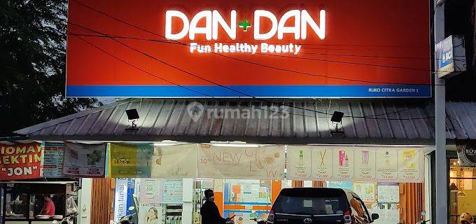 Dijual Cepat Ruko Dandan Citra Garden 1 Luas Tanah 325m2 (12,5x26) Hoek 1