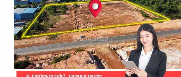 Dijual Lahan Luas 1,87ha Dikawasan Industri Kabil - Punggur Batam   1