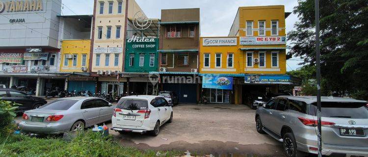 Dijualcepat Ruko 3Lt Central Muka Kuning Siap Pakai Hadap Jalan Raya, Batu Aji Batam 1