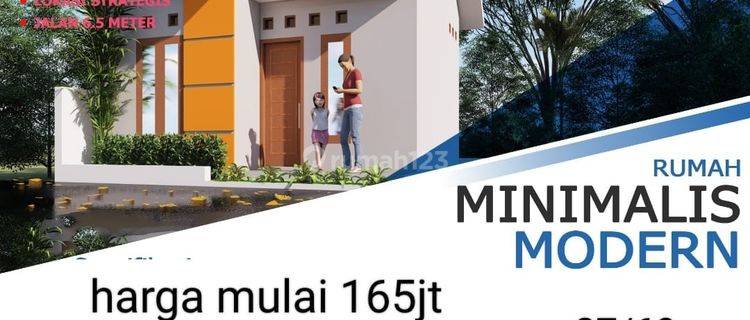 Rumah Minimalis Modern Jual Hanya 165jt Di Kalikotes Klaten Siap Kpr 1
