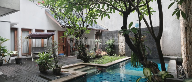 Langka!! For Sale Tropical House di area Darmawangsa - Brawijaya Jaksel 1