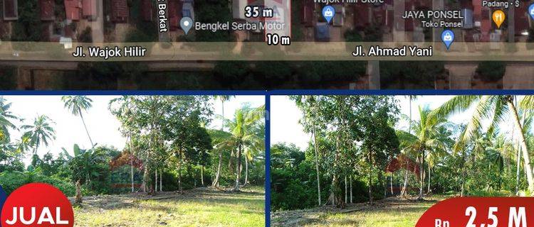 Dijual Tanah Tepi Jalan Wajok Hilir, Mempawah 1
