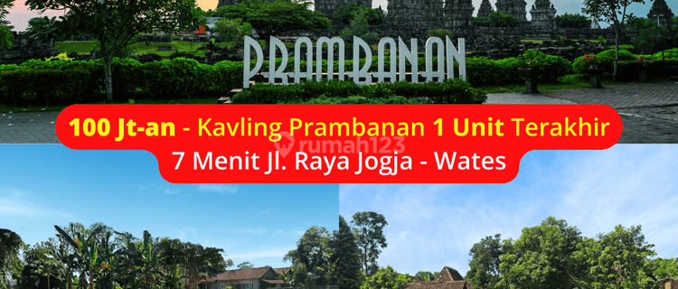 Tanah di Dekat Candi Prambanan, Klaten SHM 114 m² 1