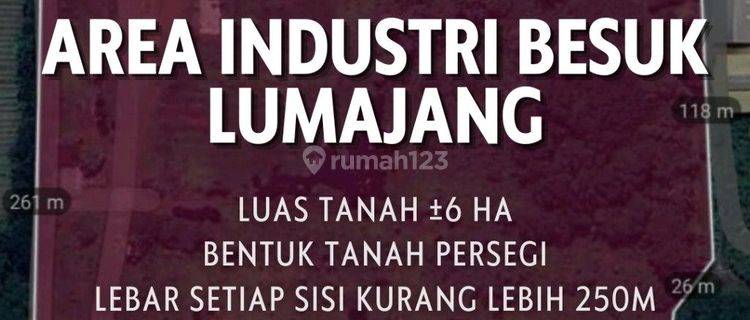 Tanah Industri Strategis Di Lumajang ! Siap Pakai  1