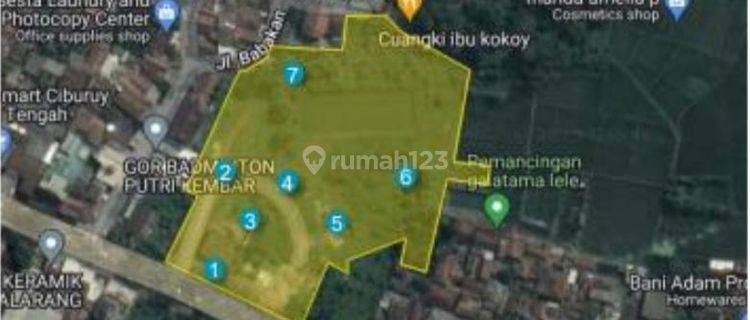 Dijual Cepat Kavling tanah Komersial di Jl Cianjur Bandung 1