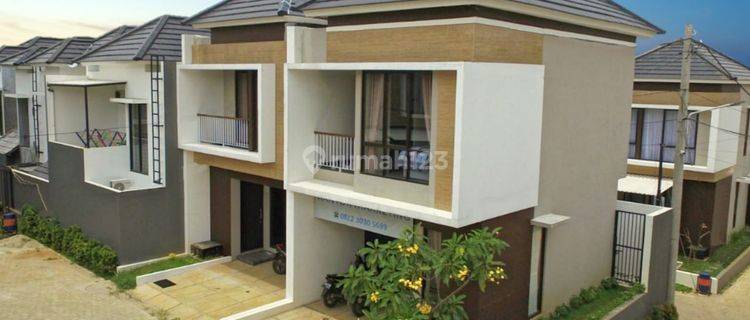 Rumah Minimalis Modern Bangunan Baru 2 Lantai di Serpong 1