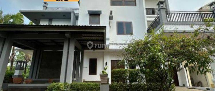 Rumah BSD 2 lantai privete pool posisi Hoek dalam cluster BSD  1