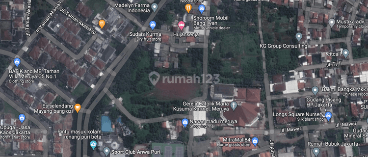 Dijual Tahan 12.650m² Meruya Selatan Kembangan Jakarta Barat 1