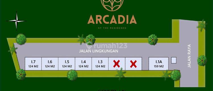 rumah dijual di Ambarketawang Dekat Rs Pku Muhammadiyah kolam renang  1