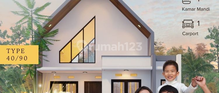 Rumah Murah Sleman Serasa Villa Dekat Pasar Gamping + Taman Bermain 1