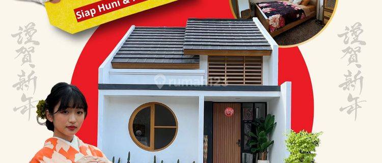 Rumah Siap Huni Estetik Gaya Jepang di Jogja Barat Furnitur Lengkap 1