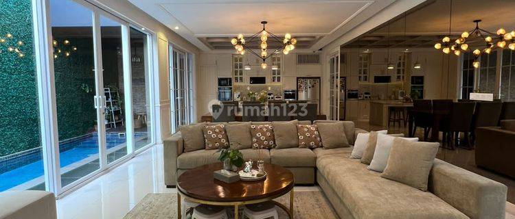 Rumah Mewah Minimalis Pik Full Furnished 10X26 3.5 Lantai Pool+Gym 1