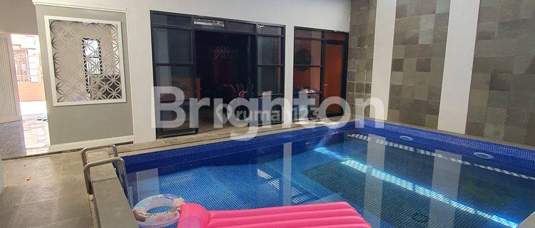 DIJUAL RUMAH MEWAH FULL FURNISH ADA KOLAM RENANG DI BENUA ANYAR BANJARMASIN 1
