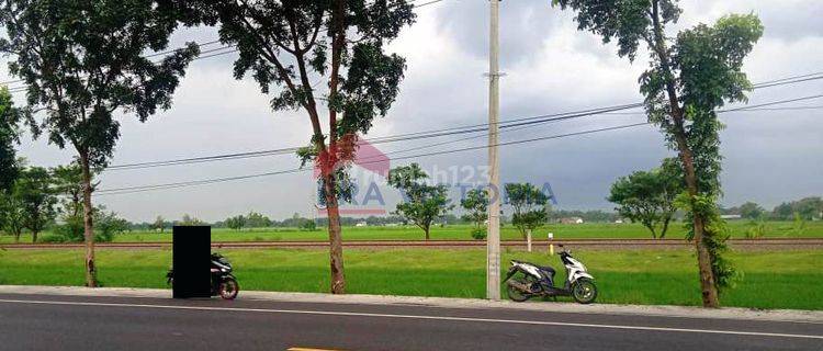 Tanah Poros Jalan Raya Sukomoro Nganjuk Akses Surabaya Madiun 1