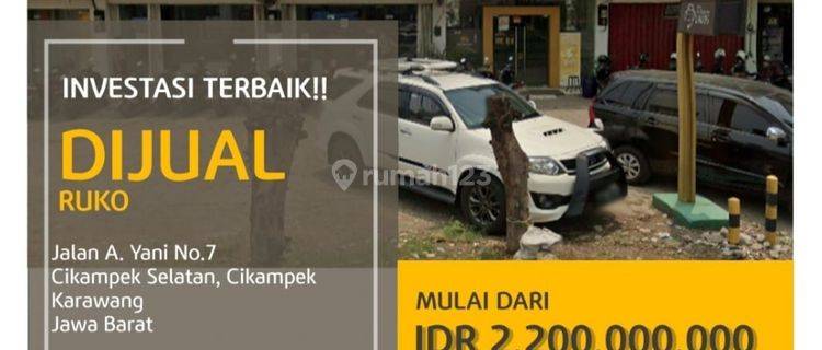 A287 Jual Ruko Bagus Murah Lokasi Strategis di Cikampek Karawang 1