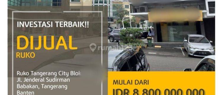 A284 Jual Ruko Bagus Murah Strategis di Tang City Tangerang City 1