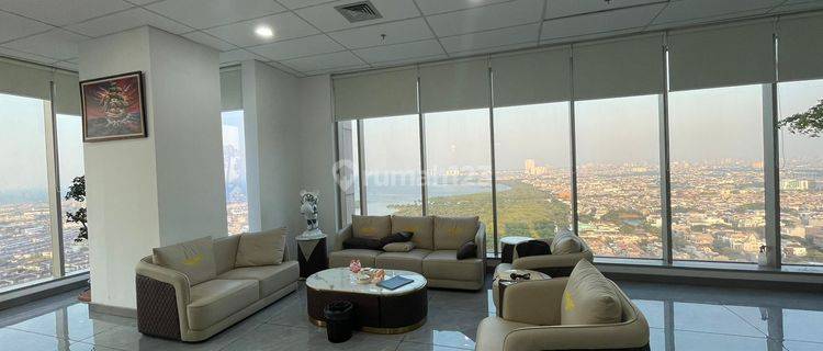 Office Gold Coast disewakan PIK sdh IPL fee dan Internet 450rb per sqm bagus Fusnish 1