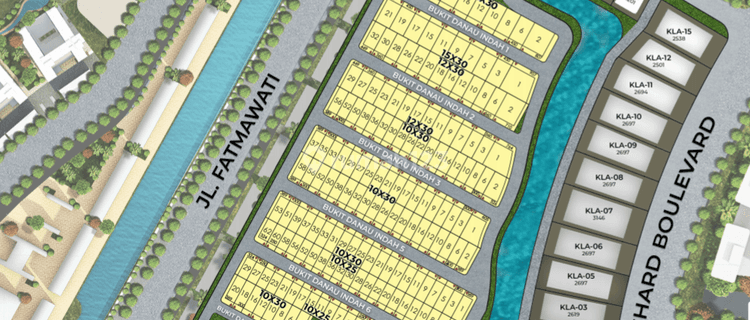 Dijual Kavling Residential Bukit Danau Indah Pik2 uk 360m2 1